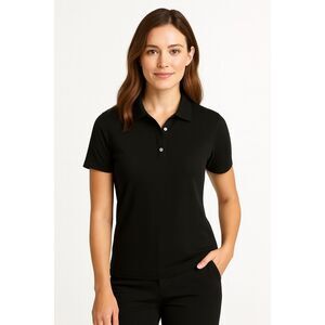 James Perse Los Angeles Black Polo Shirt Women’s Size 0 Made in Japan